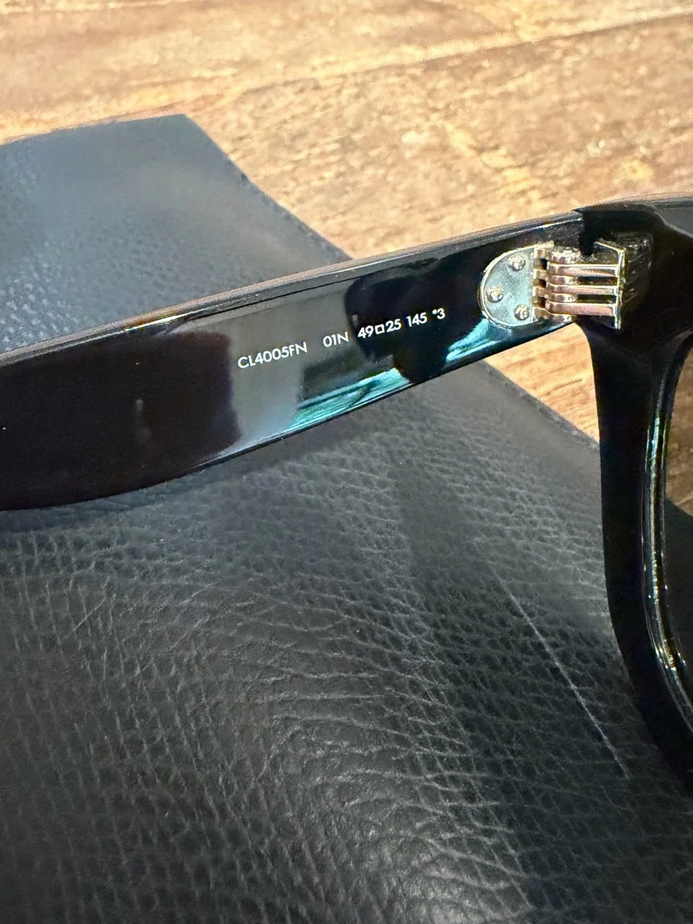 Celine Black Oversized Cat-Eye Sunglasses